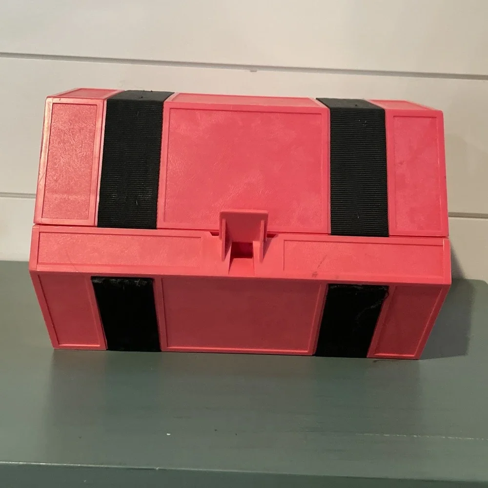 Rolykit Portable Pink Tool Box Organizer Parts Sewing Crafts Fishing 42-in